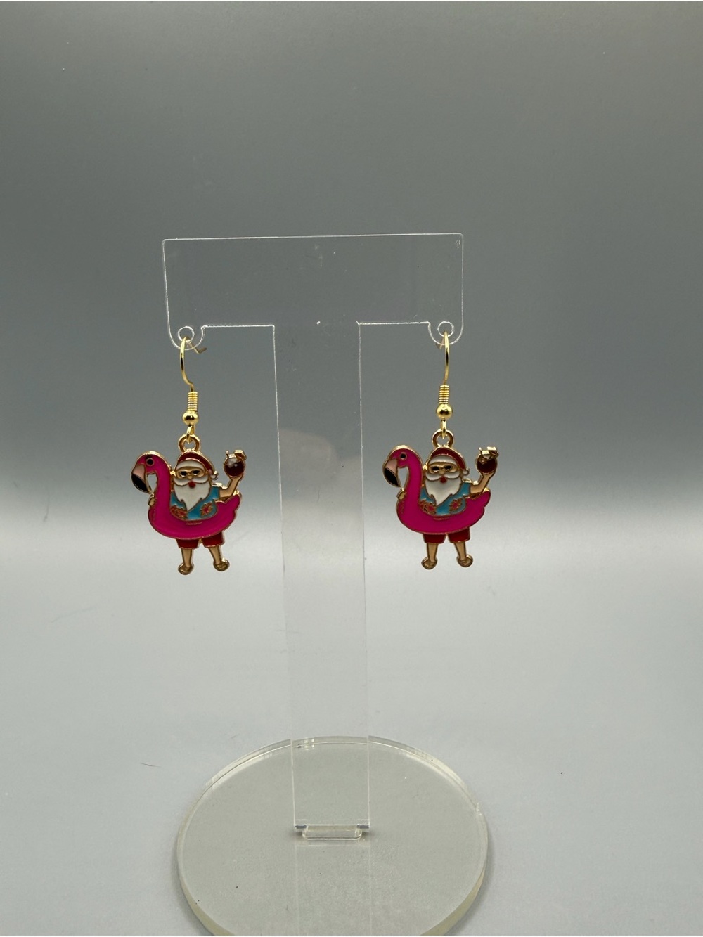 Christmas in July Earrings - Handmade #E0558C